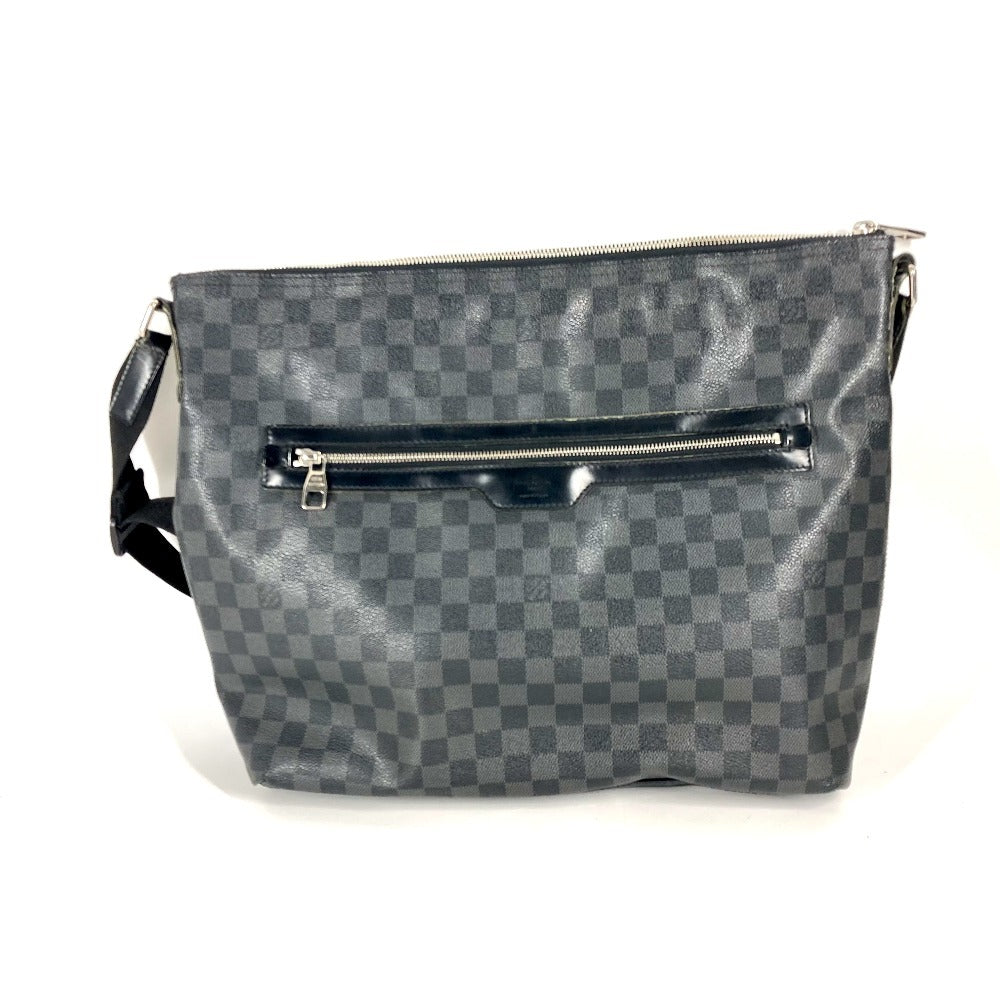 LOUIS VUITTON Shoulder Bag N41105 Damier Grafitto Canvas black Damier Grafitte Mick GM mens Used Authentic