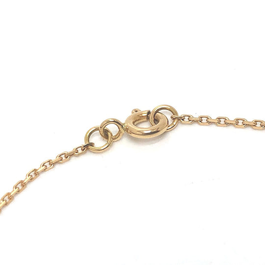 LOUIS VUITTON Necklace Q03276 K18YG, Diamond, Malachite gold Star Blossom BB