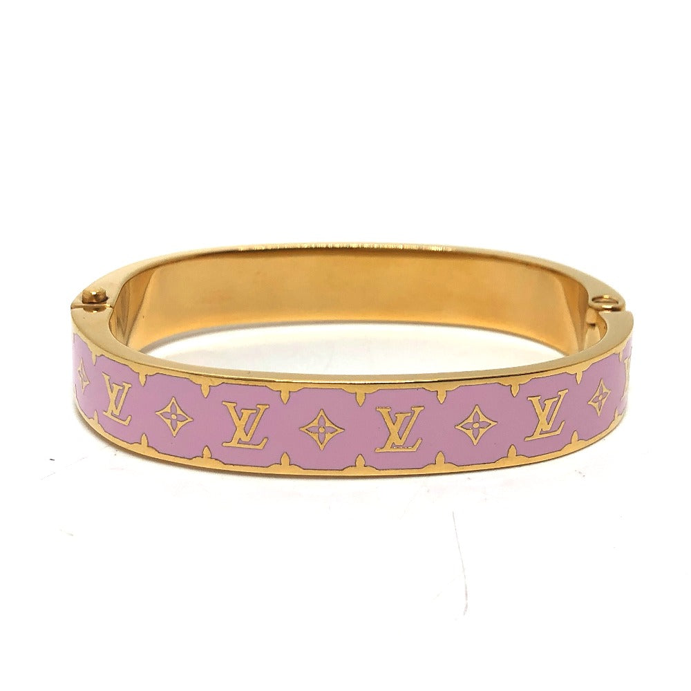 LOUIS VUITTON bracelet ‚l1575‚l metal pink Bracelet - Nano Gram Enamel mens ‚l Used Authentic
