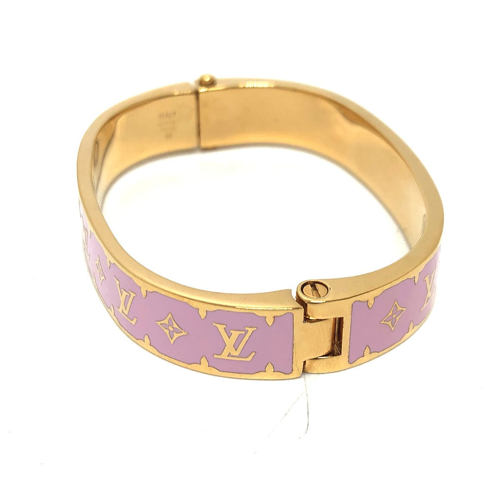 LOUIS VUITTON bracelet ‚l1575‚l metal pink Bracelet - Nano Gram Enamel mens ‚l Used Authentic