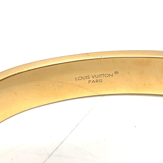 LOUIS VUITTON bracelet M1574M metal white Bracelet - Nano Gram Enamel mens ‚l Used Authentic