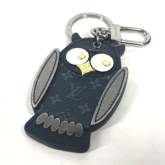 LOUIS VUITTON key ring M69482 Monogram Eclipse Canvas black Monogram Eclipse Portocle Oulu unisex(Unisex) Used Authentic