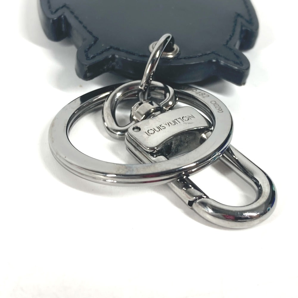 LOUIS VUITTON key ring M69482 Monogram Eclipse Canvas black Monogram Eclipse Portocle Oulu unisex(Unisex) Used Authentic