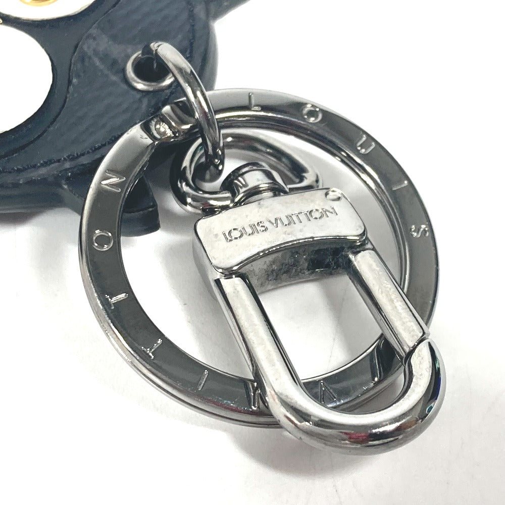 LOUIS VUITTON key ring M69482 Monogram Eclipse Canvas black Monogram Eclipse Portocle Oulu unisex(Unisex) Used Authentic