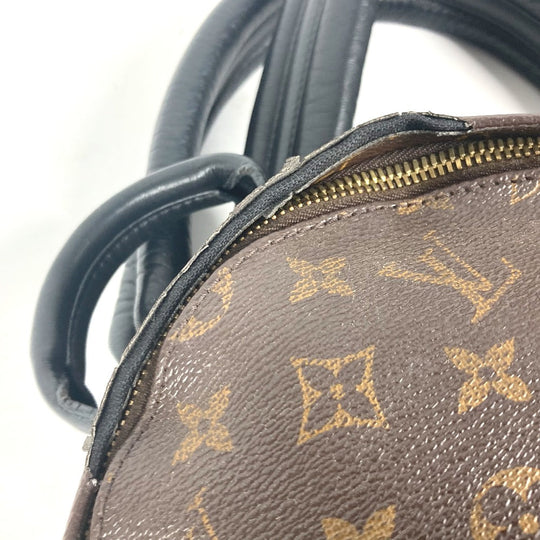 LOUIS VUITTON Backpack M43116 Monogram reverse canvas Brown Monogram reverse Palm Springs Backpack PM Women Used Authentic