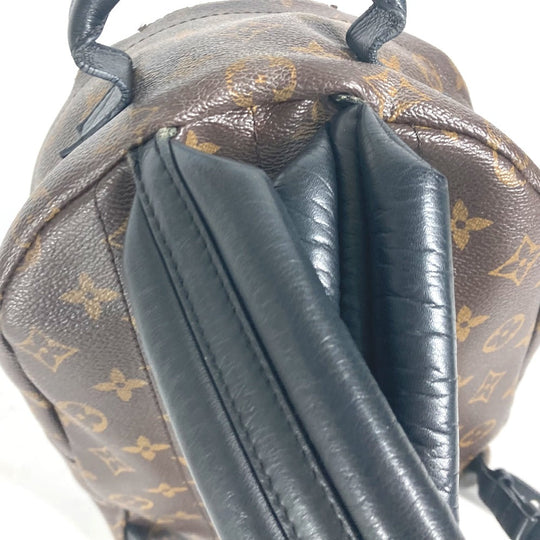 LOUIS VUITTON Backpack M43116 Monogram reverse canvas Brown Monogram reverse Palm Springs Backpack PM Women Used Authentic