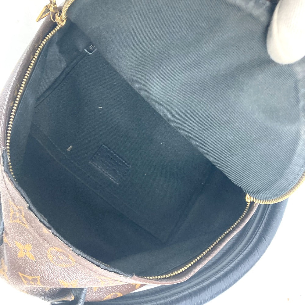 LOUIS VUITTON Backpack M43116 Monogram reverse canvas Brown Monogram reverse Palm Springs Backpack PM Women Used Authentic