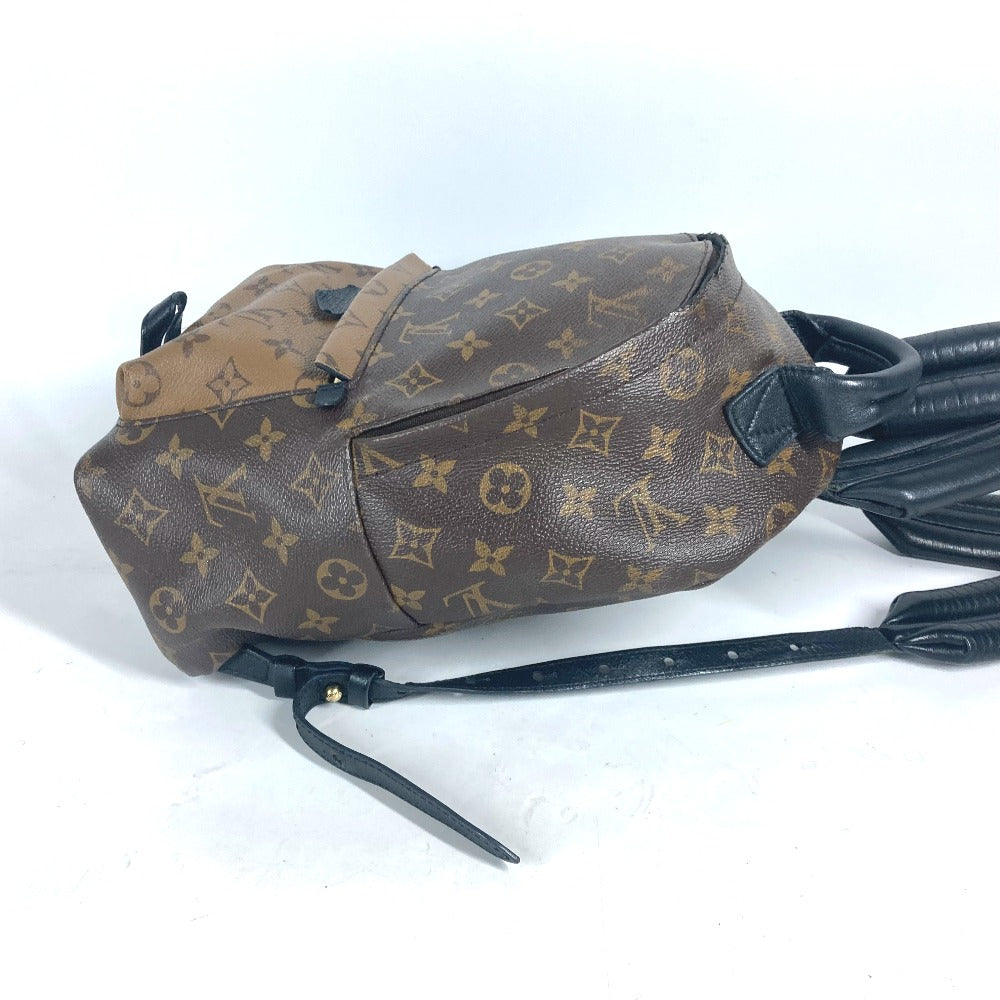 LOUIS VUITTON Backpack M43116 Monogram reverse canvas Brown Monogram reverse Palm Springs Backpack PM Women Used Authentic