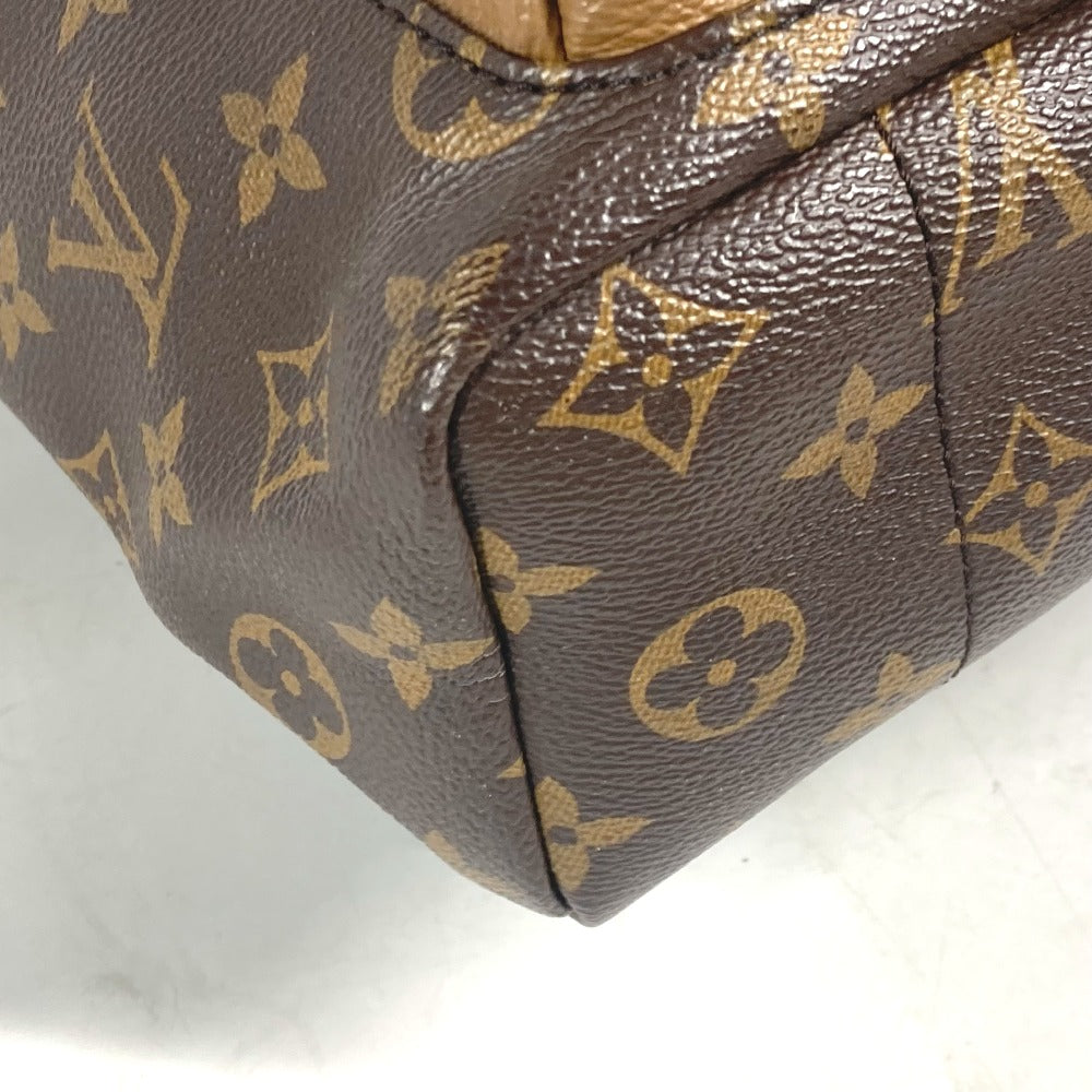 LOUIS VUITTON Backpack M43116 Monogram reverse canvas Brown Monogram reverse Palm Springs Backpack PM Women Used Authentic