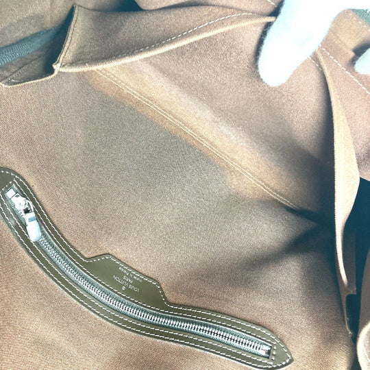 LOUIS VUITTON Shoulder Bag M30868 Taiga Leather, Nylon Brown Taiga Thai meal mens Used Authentic
