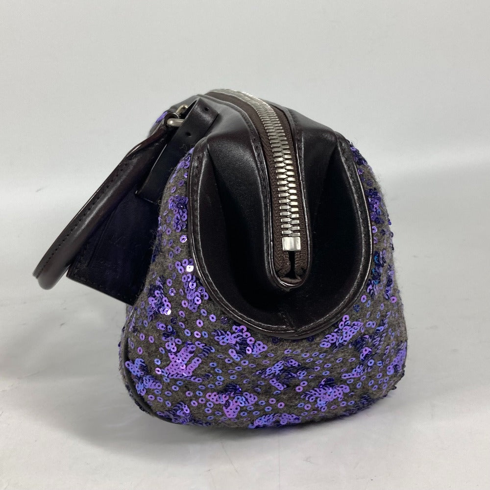 LOUIS VUITTON Handbag M40793 leather purple Sunshine Express Women Used Authentic