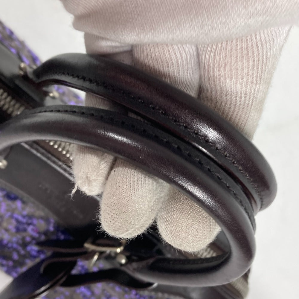LOUIS VUITTON Handbag M40793 leather purple Sunshine Express Women Used Authentic