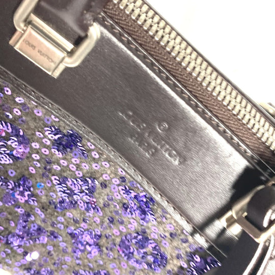 LOUIS VUITTON Handbag M40793 leather purple Sunshine Express Women Used Authentic