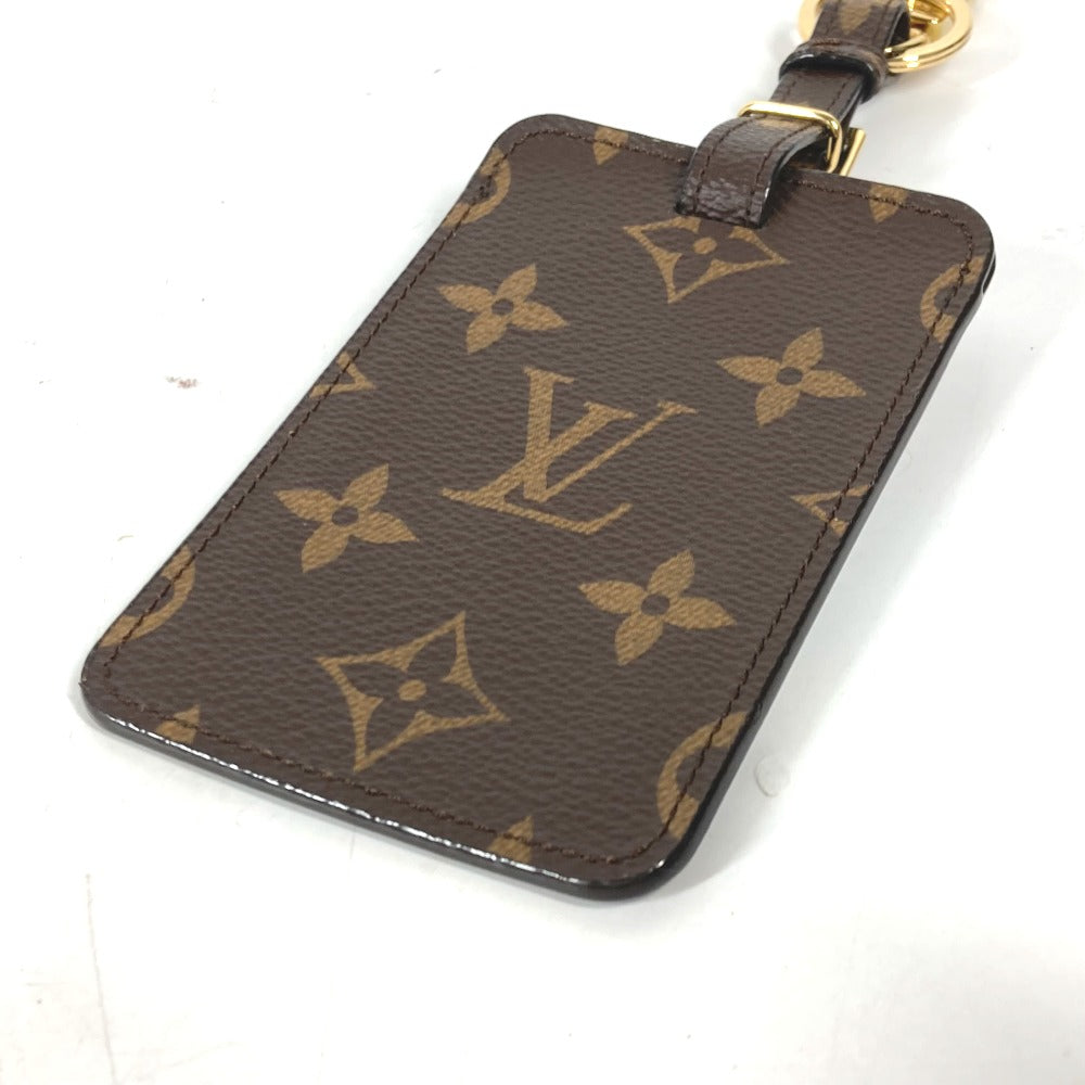 LOUIS VUITTON key ring MP2912 Monogram canvas, leather Brown Monogram Bijou Sac Tag Game On Card Women Used Authentic