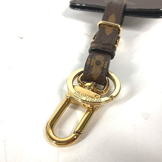 LOUIS VUITTON key ring MP2912 Monogram canvas, leather Brown Monogram Bijou Sac Tag Game On Card Women Used Authentic