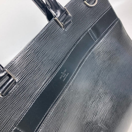 LOUIS VUITTON Business bag M54022 Epi Leather black Epi Bassano GM unisex(Unisex) Used Authentic