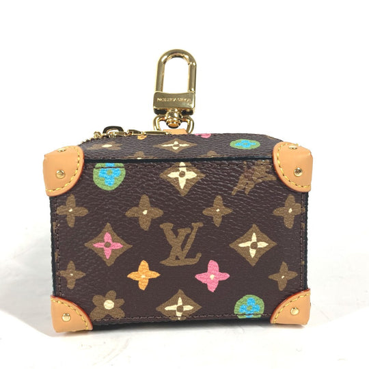 LOUIS VUITTON key ring M01943 Canvas / leather multicolor Pouch Monogram Craggy Trunk unisex(Unisex) Used Authentic
