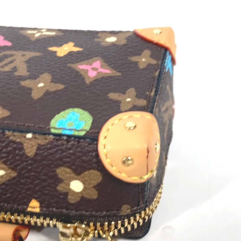 LOUIS VUITTON key ring M01943 Canvas / leather multicolor Pouch Monogram Craggy Trunk unisex(Unisex) Used Authentic