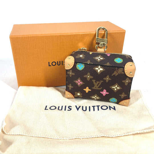 LOUIS VUITTON key ring M01943 Canvas / leather multicolor Pouch Monogram Craggy Trunk unisex(Unisex) Used Authentic