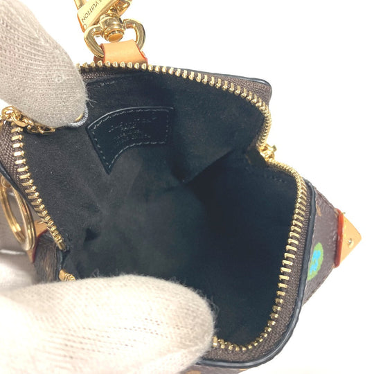 LOUIS VUITTON key ring M01943 Canvas / leather multicolor Pouch Monogram Craggy Trunk unisex(Unisex) Used Authentic