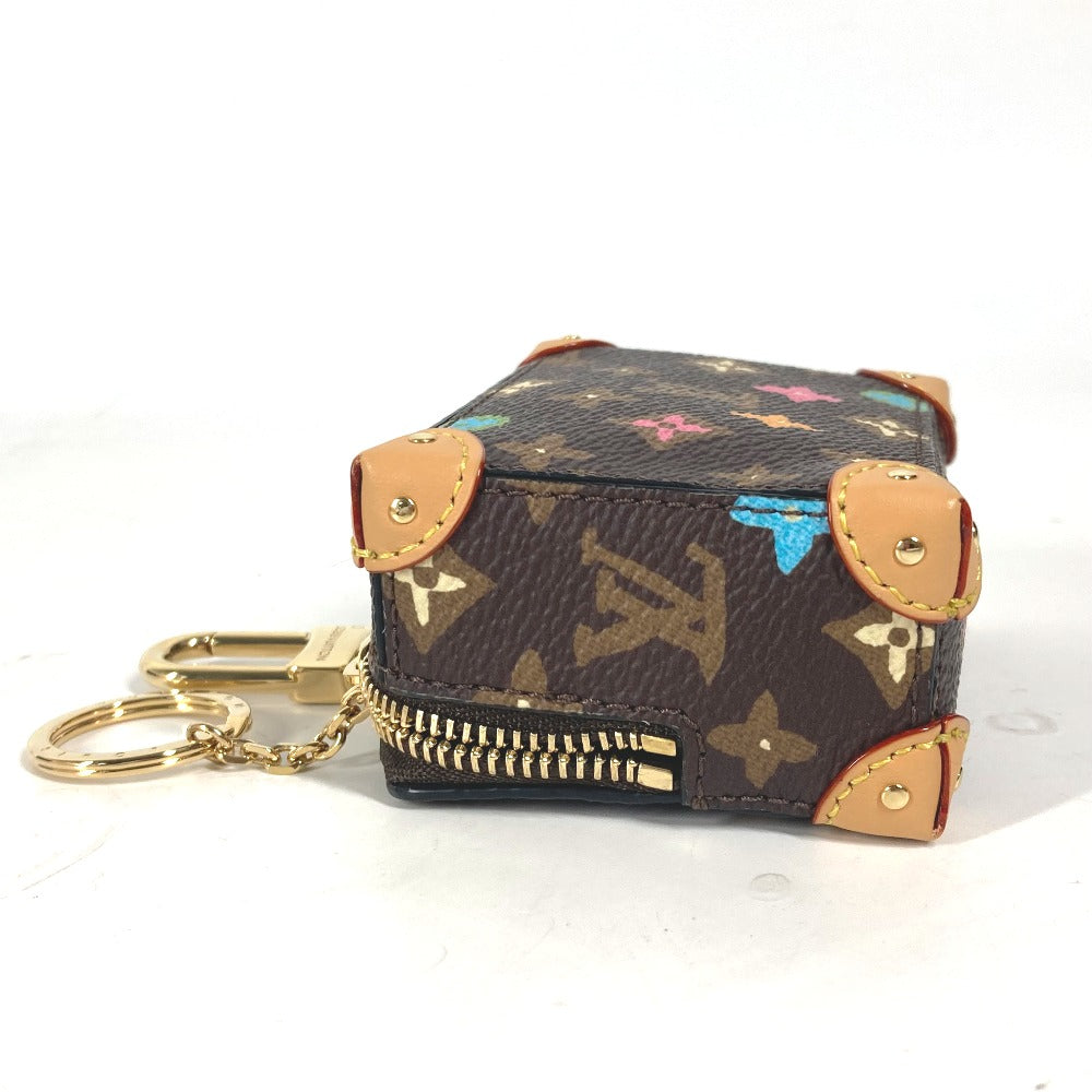 LOUIS VUITTON key ring M01943 Canvas / leather multicolor Pouch Monogram Craggy Trunk unisex(Unisex) Used Authentic