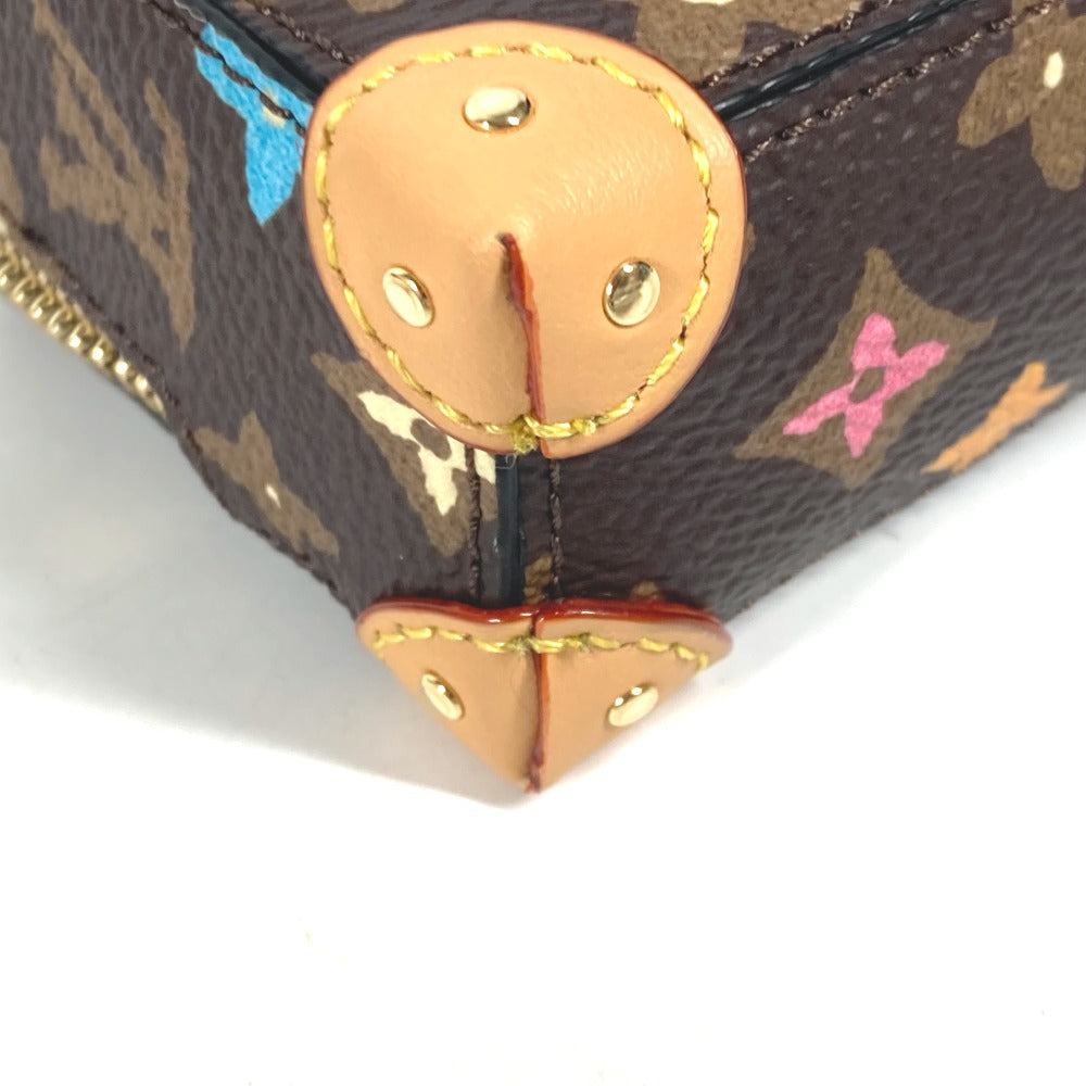 LOUIS VUITTON key ring M01943 Canvas / leather multicolor Pouch Monogram Craggy Trunk unisex(Unisex) Used Authentic