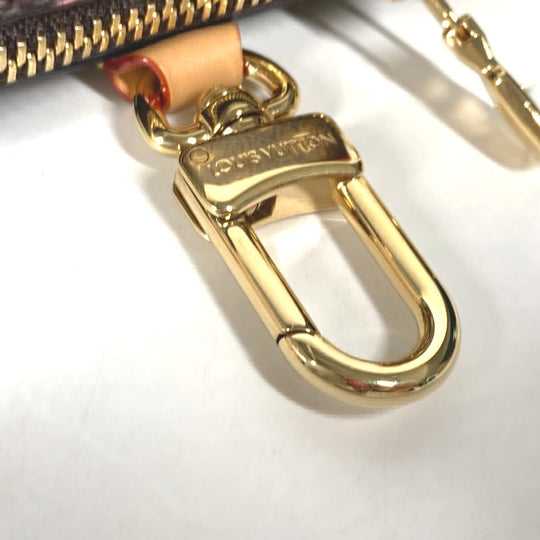 LOUIS VUITTON key ring M01943 Canvas / leather multicolor Pouch Monogram Craggy Trunk unisex(Unisex) Used Authentic