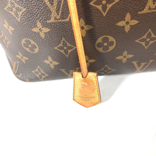LOUIS VUITTON Handbag M40606 Monogram canvas Brown Monogram LockitMM Women Used Authentic