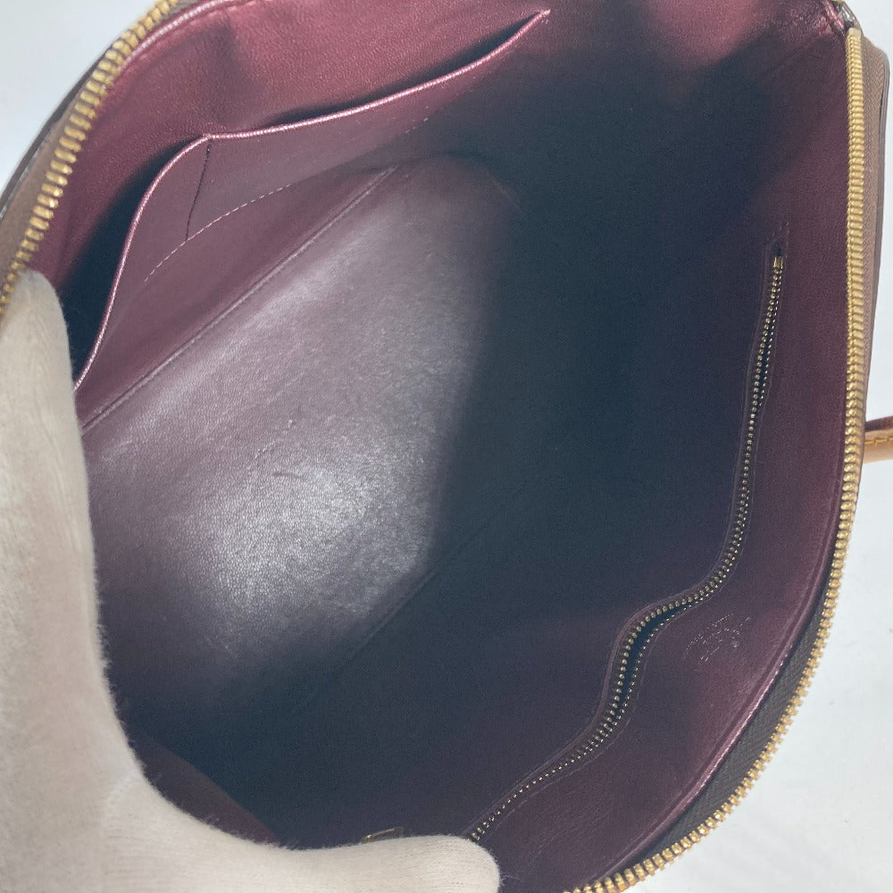 LOUIS VUITTON Handbag M40606 Monogram canvas Brown Monogram LockitMM Women Used Authentic