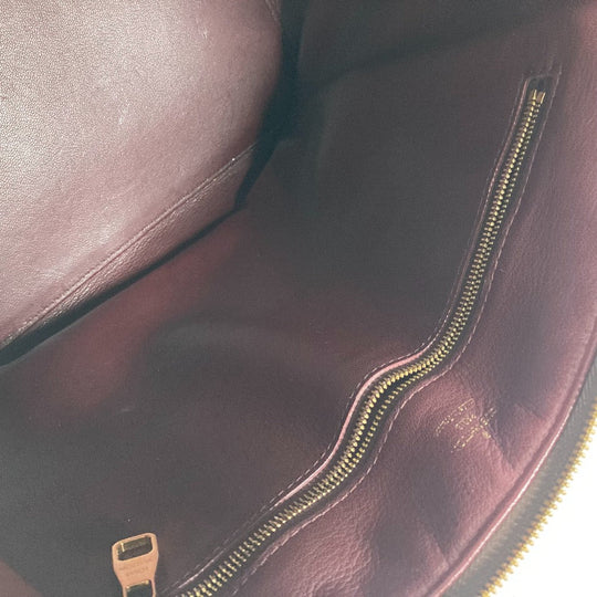 LOUIS VUITTON Handbag M40606 Monogram canvas Brown Monogram LockitMM Women Used Authentic
