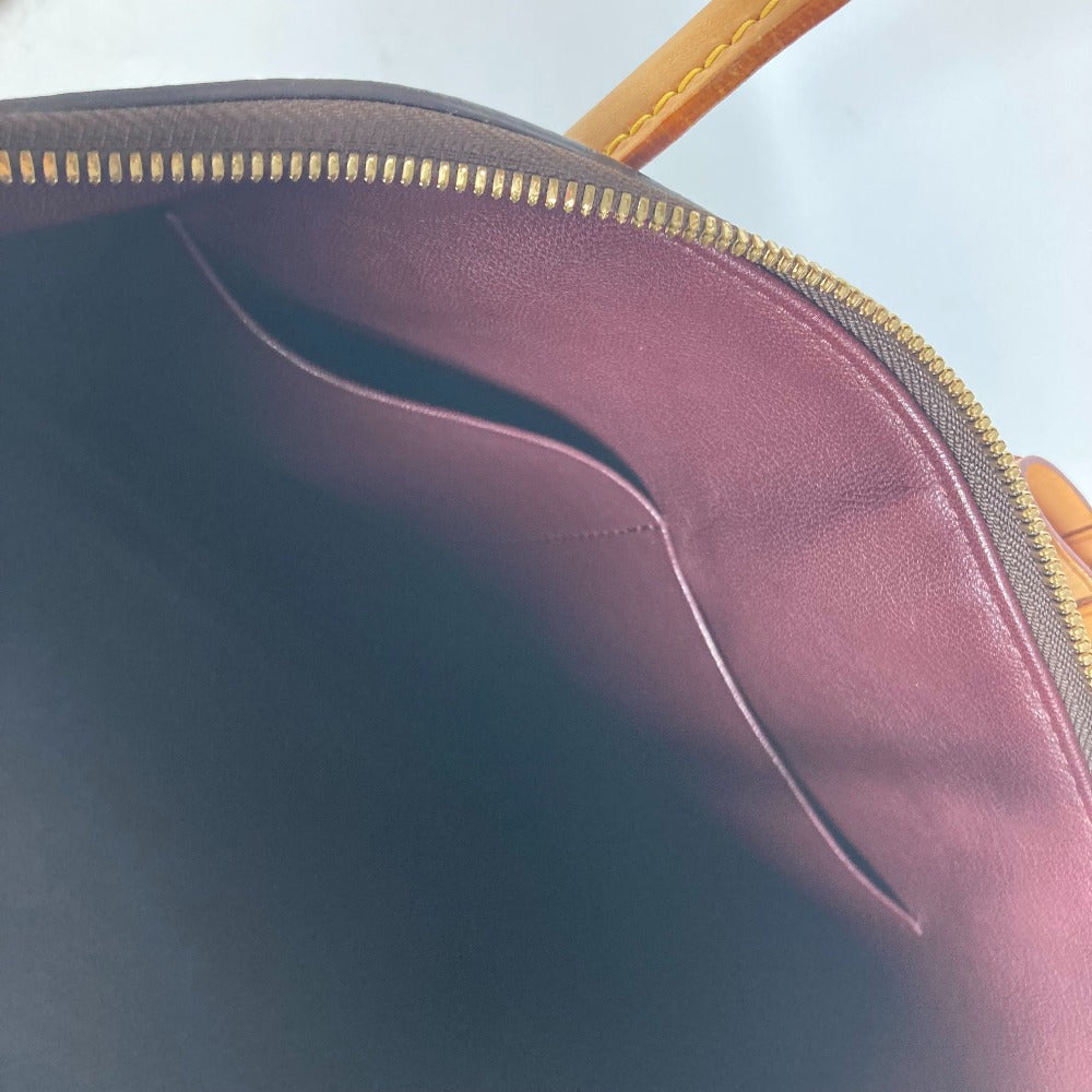 LOUIS VUITTON Handbag M40606 Monogram canvas Brown Monogram LockitMM Women Used Authentic