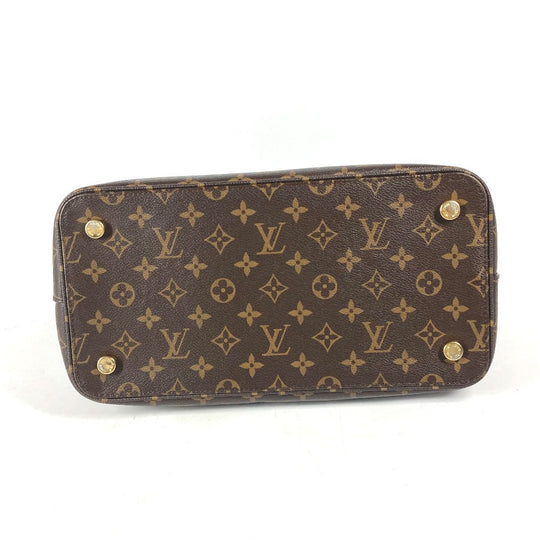 LOUIS VUITTON Handbag M40606 Monogram canvas Brown Monogram LockitMM Women Used Authentic