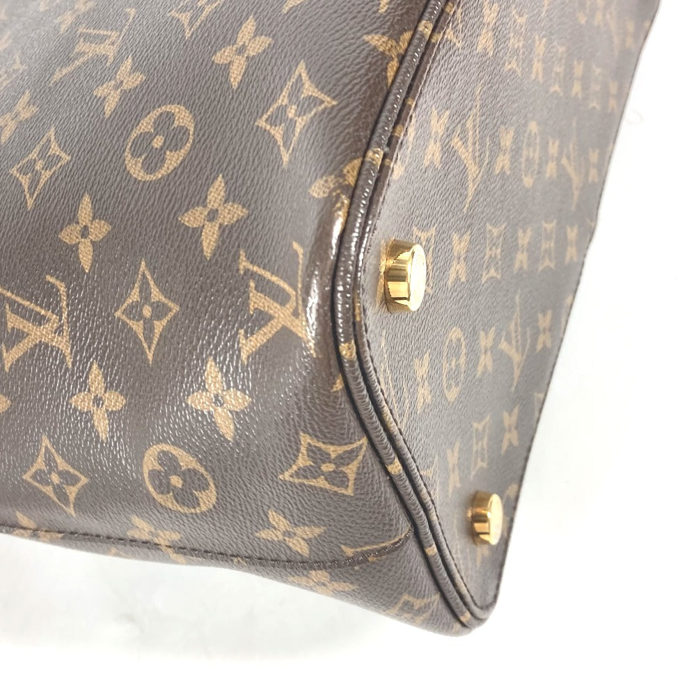 LOUIS VUITTON Handbag M40606 Monogram canvas Brown Monogram LockitMM Women Used Authentic