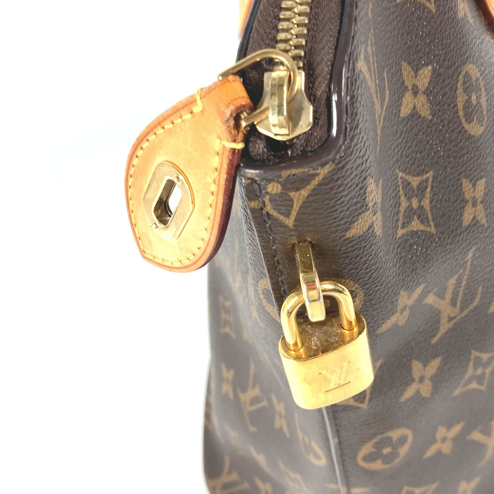 LOUIS VUITTON Handbag M40606 Monogram canvas Brown Monogram LockitMM Women Used Authentic