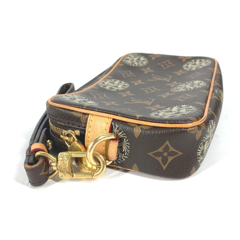 LOUIS VUITTON business bag M61323 Monogram canvas Brown Monogram Christopher Nemeth Pochette Volga mens Used Authentic