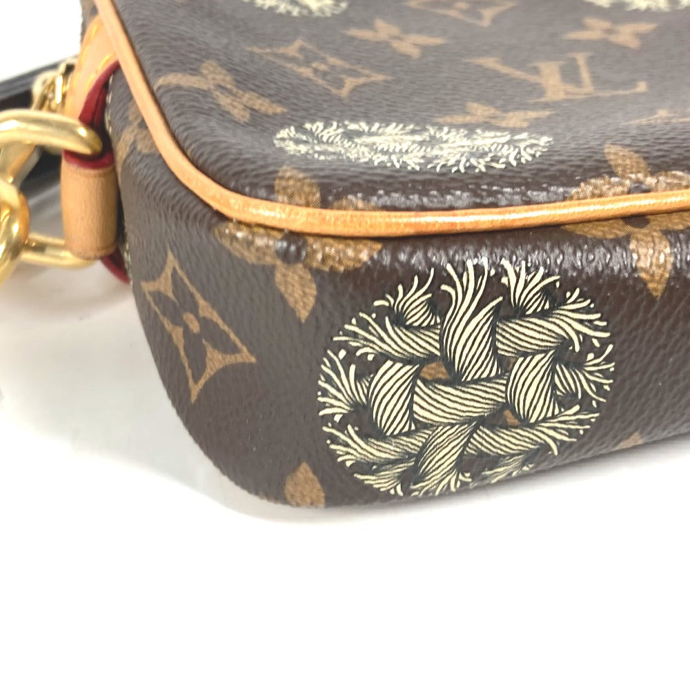 LOUIS VUITTON business bag M61323 Monogram canvas Brown Monogram Christopher Nemeth Pochette Volga mens Used Authentic