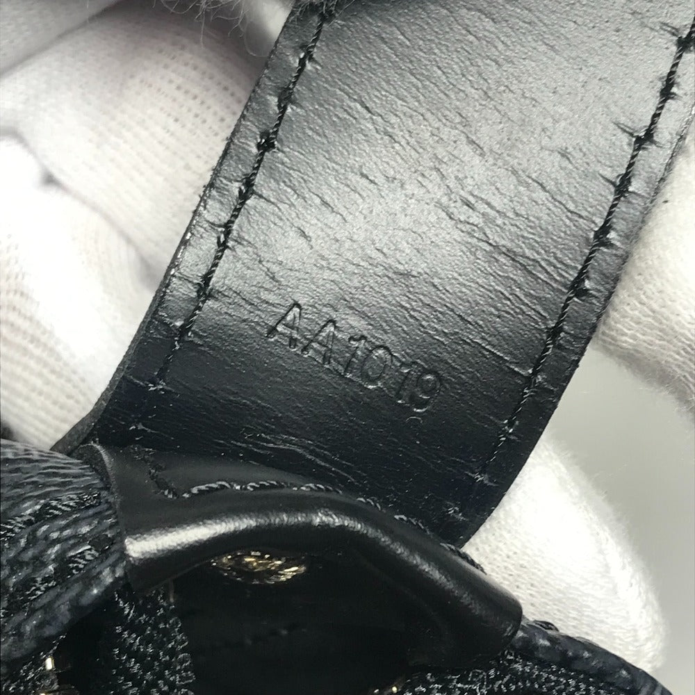 LOUIS VUITTON Boston Duffel bag N41161 Damier Grafitto Canvas black Damier Grafitte Grimo mens Used Authentic