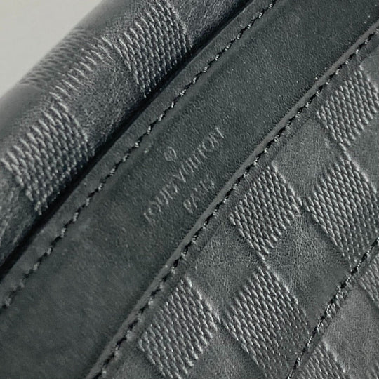 LOUIS VUITTON Handbag N41479 Damier Anfini Leather black Damier Anfini loft mens Used Authentic