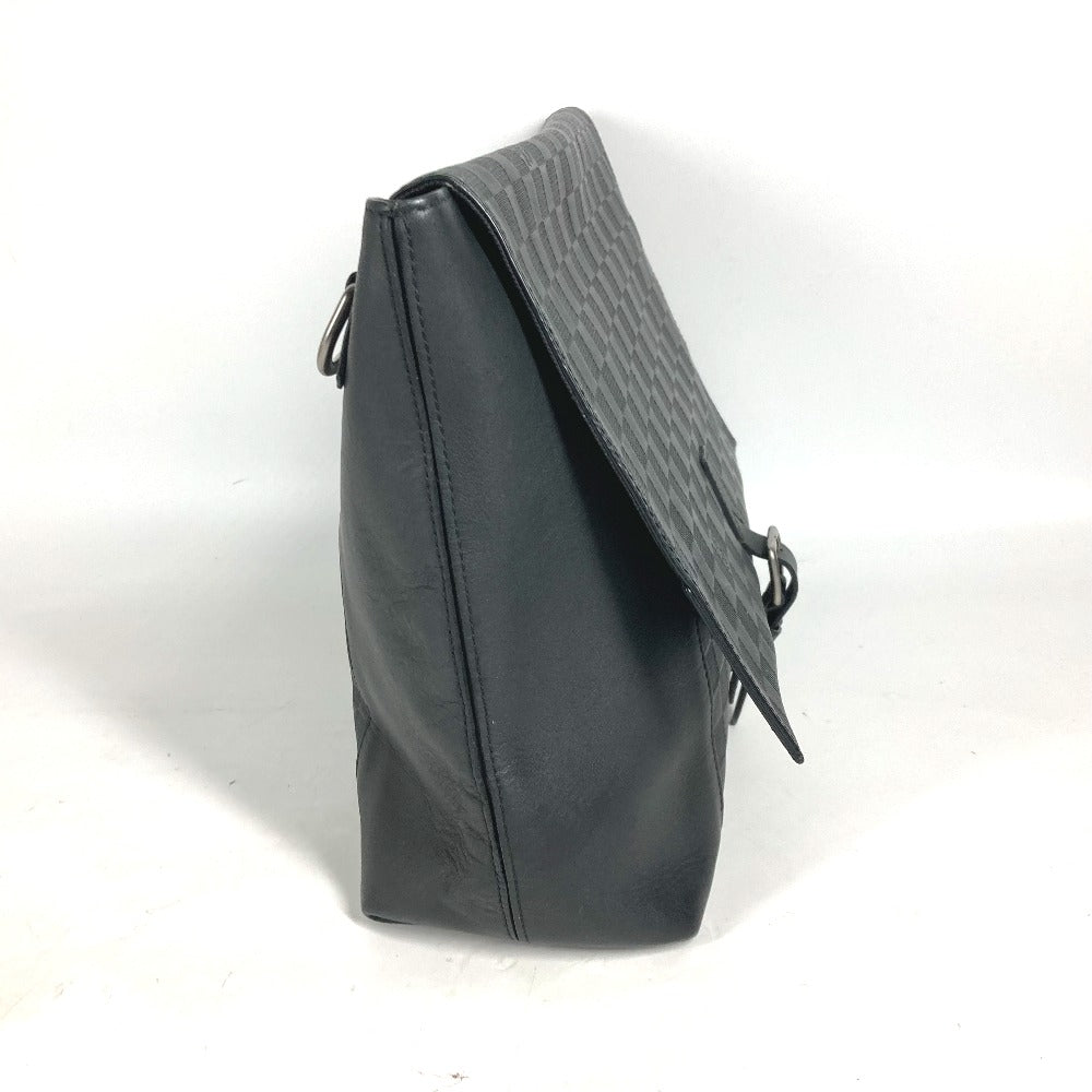 LOUIS VUITTON Handbag N41479 Damier Anfini Leather black Damier Anfini loft mens Used Authentic