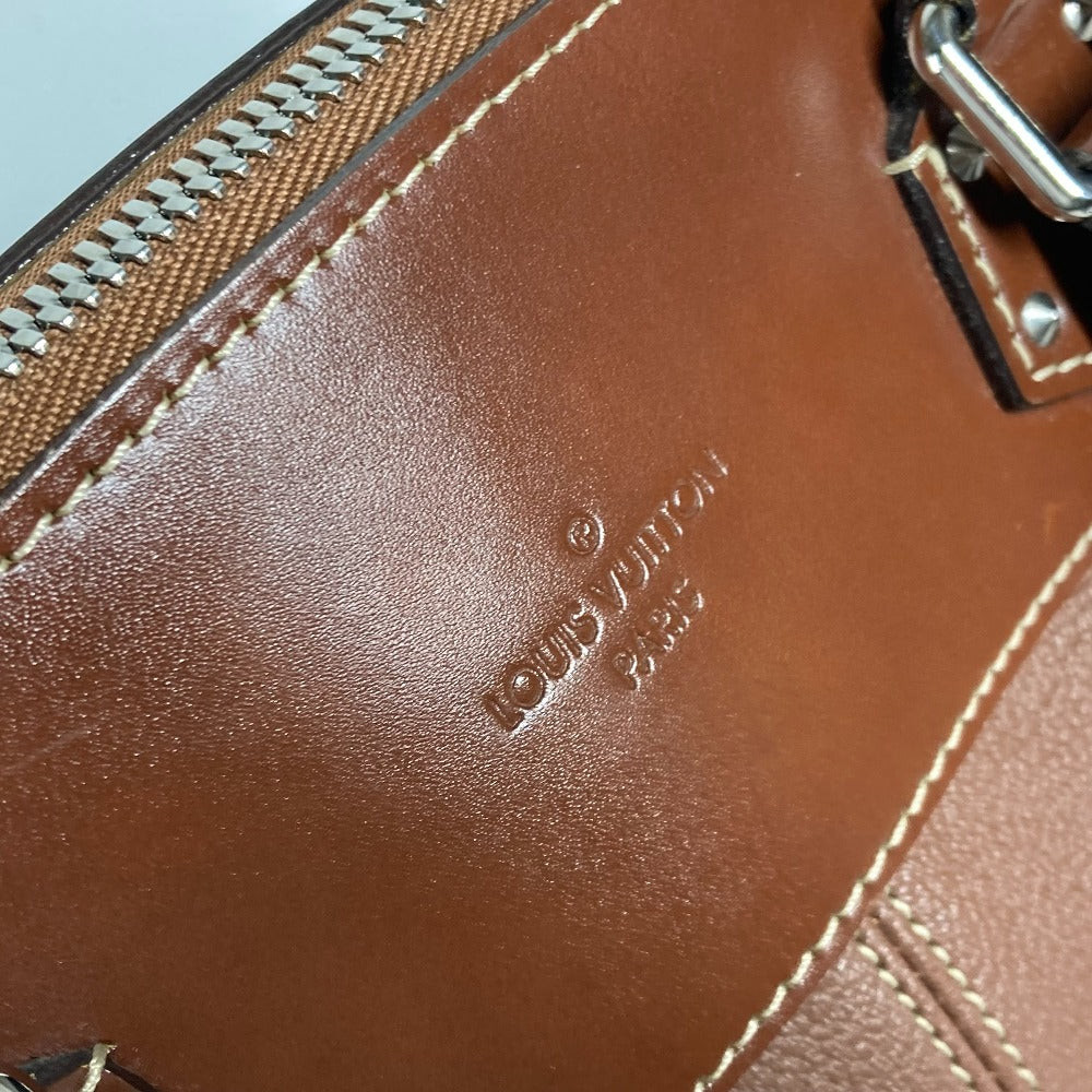 LOUIS VUITTON Handbag M91889 Suhari leather Brown Suhari LockitMM Women Used Authentic