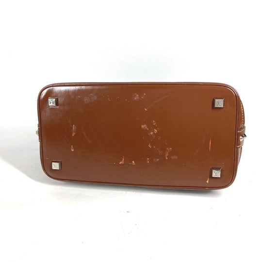 LOUIS VUITTON Handbag M91889 Suhari leather Brown Suhari LockitMM Women Used Authentic