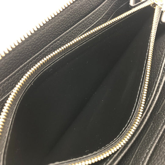 LOUIS VUITTON Long Wallet Purse M14160 Monogram Ann Platt Leather black Japan exclusive LVxTM Zippy wallet