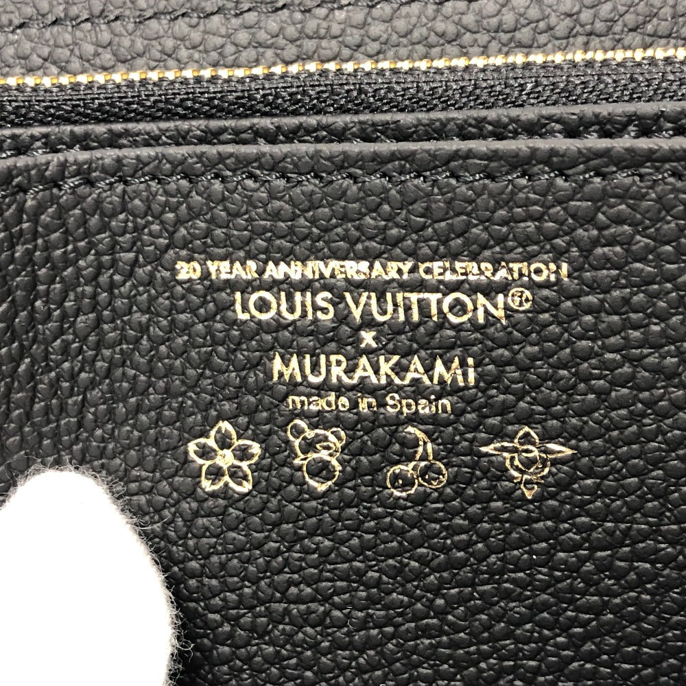 LOUIS VUITTON Long Wallet Purse M14160 Monogram Ann Platt Leather black Japan exclusive LVxTM Zippy wallet