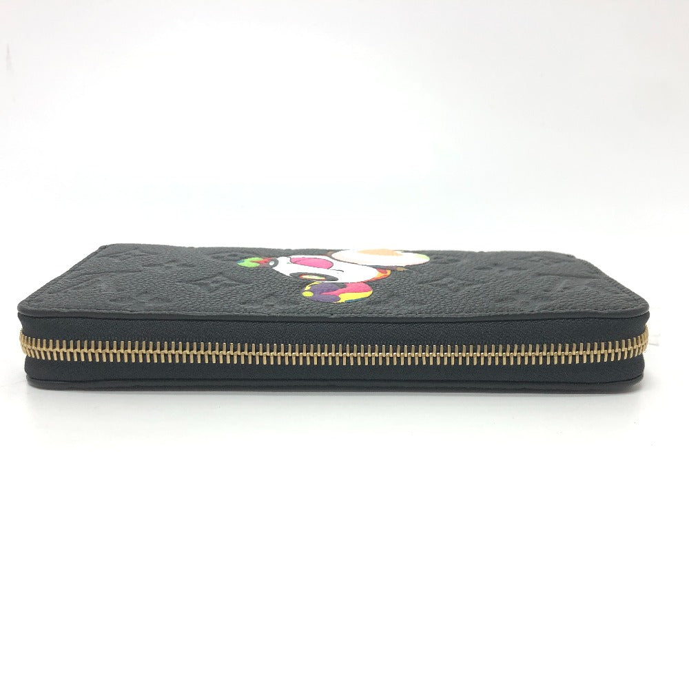LOUIS VUITTON Long Wallet Purse M14160 Monogram Ann Platt Leather black Japan exclusive LVxTM Zippy wallet