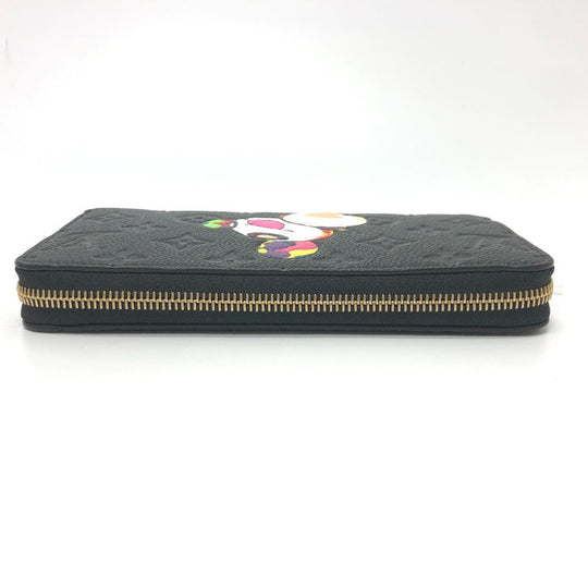 LOUIS VUITTON Long Wallet Purse M14160 Monogram Ann Platt Leather black Japan exclusive LVxTM Zippy wallet