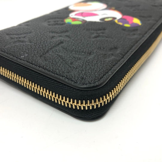 LOUIS VUITTON Long Wallet Purse M14160 Monogram Ann Platt Leather black Japan exclusive LVxTM Zippy wallet