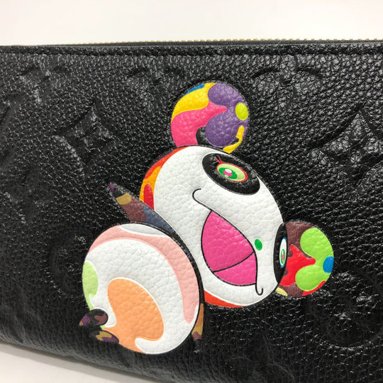 LOUIS VUITTON Long Wallet Purse M14160 Monogram Ann Platt Leather black Japan exclusive LVxTM Zippy wallet