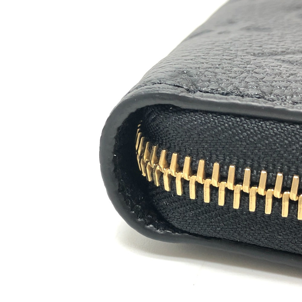 LOUIS VUITTON Long Wallet Purse M14160 Monogram Ann Platt Leather black Japan exclusive LVxTM Zippy wallet