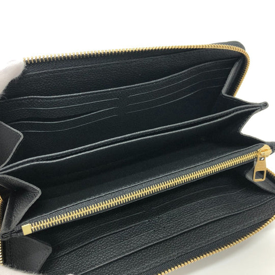 LOUIS VUITTON Long Wallet Purse M14160 Monogram Ann Platt Leather black Japan exclusive LVxTM Zippy wallet