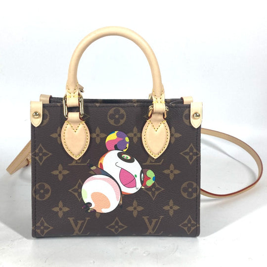 LOUIS VUITTON Handbag M13668 Monogram canvas Brown LVxTM On the Go BB Women Used Authentic